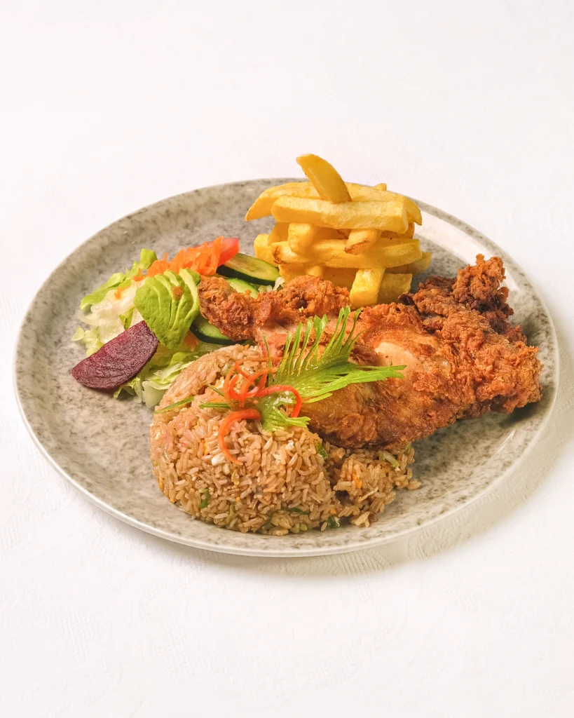 Pollo broaster frente
