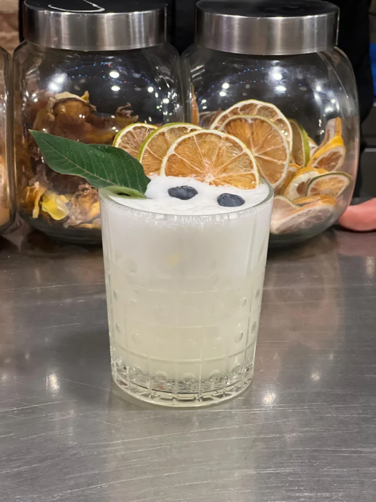 pisco en vaso